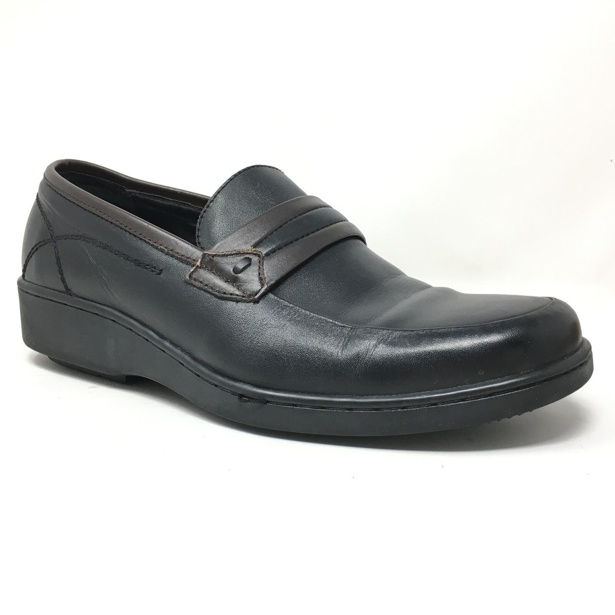Gravity Defyer Leather Loafer Gravity Defyer Men Black Leather Comfort | Mercari main image 3