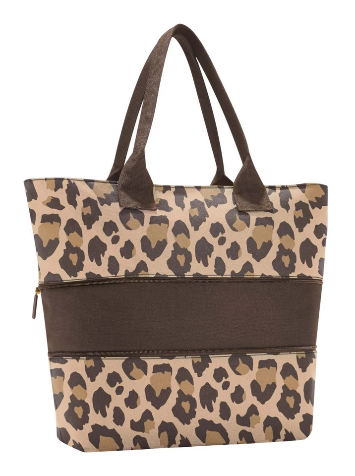 reisenthel Shopper e1 Shopper Tasche Leo Macchiato beige dunkelbraun Neu - Bild 2 von 3