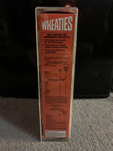 1992 Wheaties Box Pittsburgh Steelers AFC Champions Auto JSA Cowher Hoge Lloyd - Bild 8 von 12