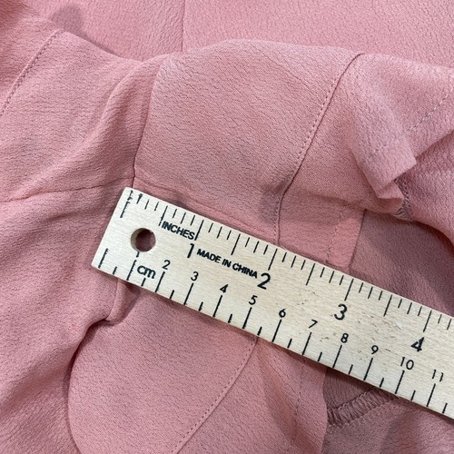 River Island Women's UK 16 Romper Pink Ruffle Twist Wrap-Front Short Sleeve NWT - Picture 10 of 12
