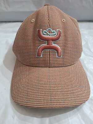 Hooey Cactus Rope Flex Fit Brown Plaid Logo Baseball Style Cap Hat, One  Size | eBay
