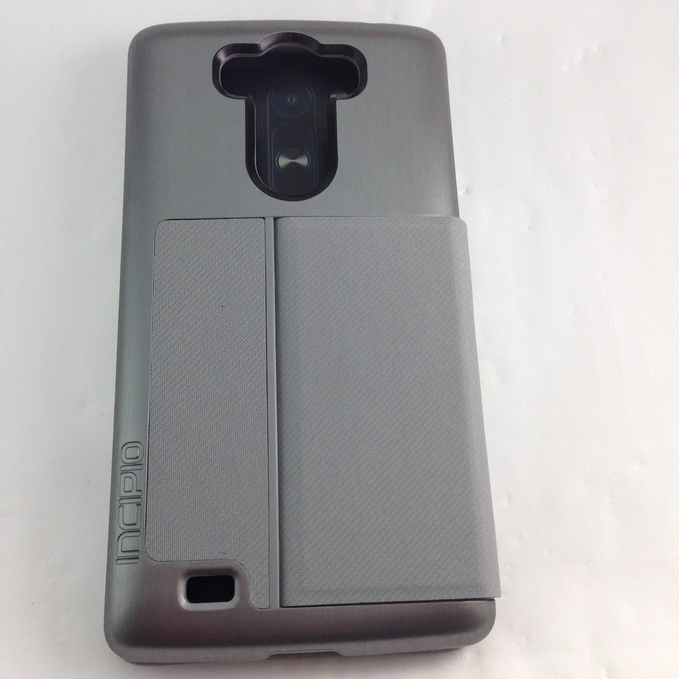 Folio Highland delgado plateado/gris LG G Vista Incipio con ranura para tarjeta Foto 4 de 4
