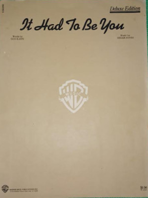 It Had to Be You by Gus Kahn & Isham Jones Sheet Music | eBay