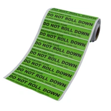100 Pcs Window Switch Tape Warning Labels Window Tint Curing Peel Sticker Label
