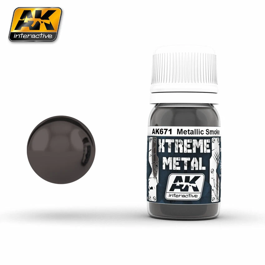 AK INTERACTIVE XTREME METAL BLACK BASE 30 ml. Cod.AK471