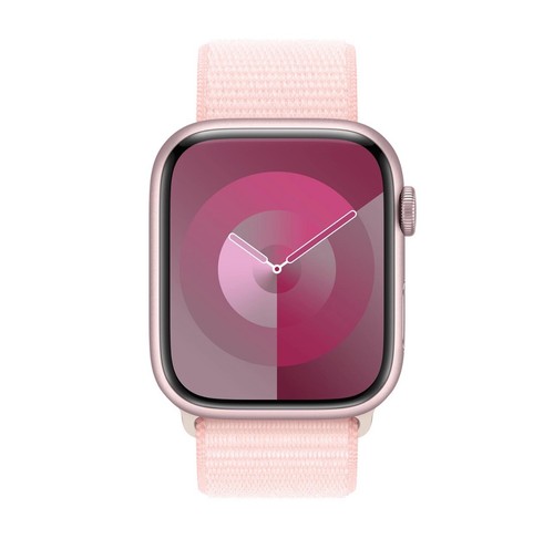 Bracelet boucle sport authentique Apple Watch rose clair 49 mm 46 mm 45 mm 44 mm - Photo 4/4