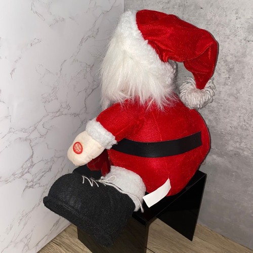 12" Animated Musical Light Up Santa Plush Singing Jingle Decoration Xmas - Picture 7 of 17