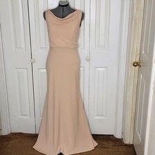 Jenny Yoo Sleeveless Dress Size 6 Cream