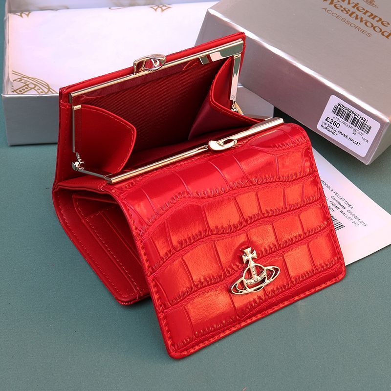 Vivienne Westwood Tri-fold Wallet Clasp Design Bi-fold High