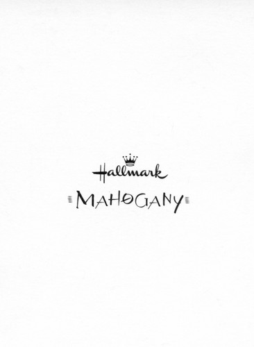 Tarjeta de CUMPLEAÑOS Romántica PARA AMANTE BEBÉ, Toalla Hombre Negro por Hallmark Caoba +✉ - Imagen 3 de 6