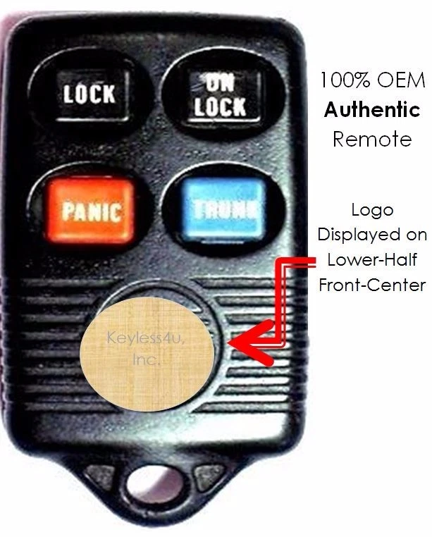Llavero de entrada sin llave Mercury Cougar 1993 1994 1995 1996 1997 Car Clicker Foto 3 de 4