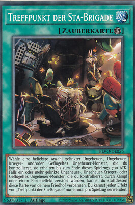 Yu-Gi-Oh! Blazing Vortex #056 Treffpunkt Der Sta-Brigade Common Deutsch