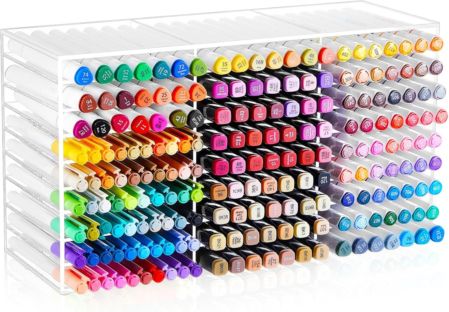 Acrylic Marker Organizer for 189 Marker, Large Art Pencil Ho