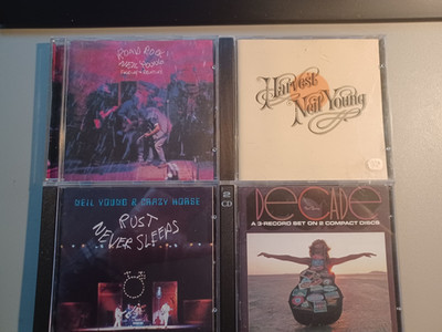 Neil Young   Harvest/Rust Never sleeps/Decade/Road Rock  4x CD