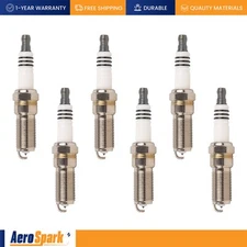 Set of 6 Iridium Spark Plugs for 2002-2012 Chevrolet GMC Pontiac Replace 41-103