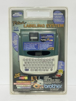 Vintage Brother P-Touch PT-1700 Electronic Labeling System Brand New Sealed NOS