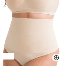 Shapermint Empetua All Day Every Day High-Waisted Shaper Thong Tan 3XL 98099