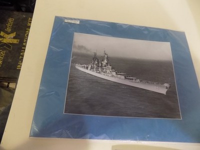 USS WISCONSIN BB 64 MEMORABILIA PHOTOS SHIP PAPERS ( 1955-1957) AND MORE