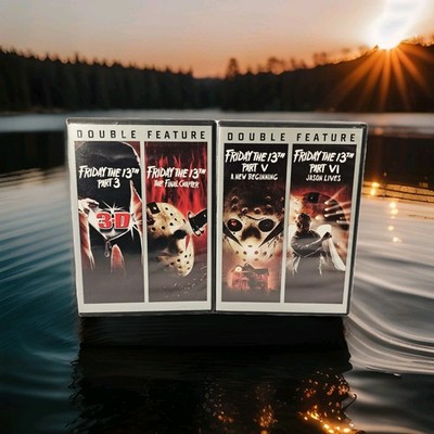 Friday The 13th Part 3 3-D / The Final Chapter DVD Double Feature Lot 3D Glasses