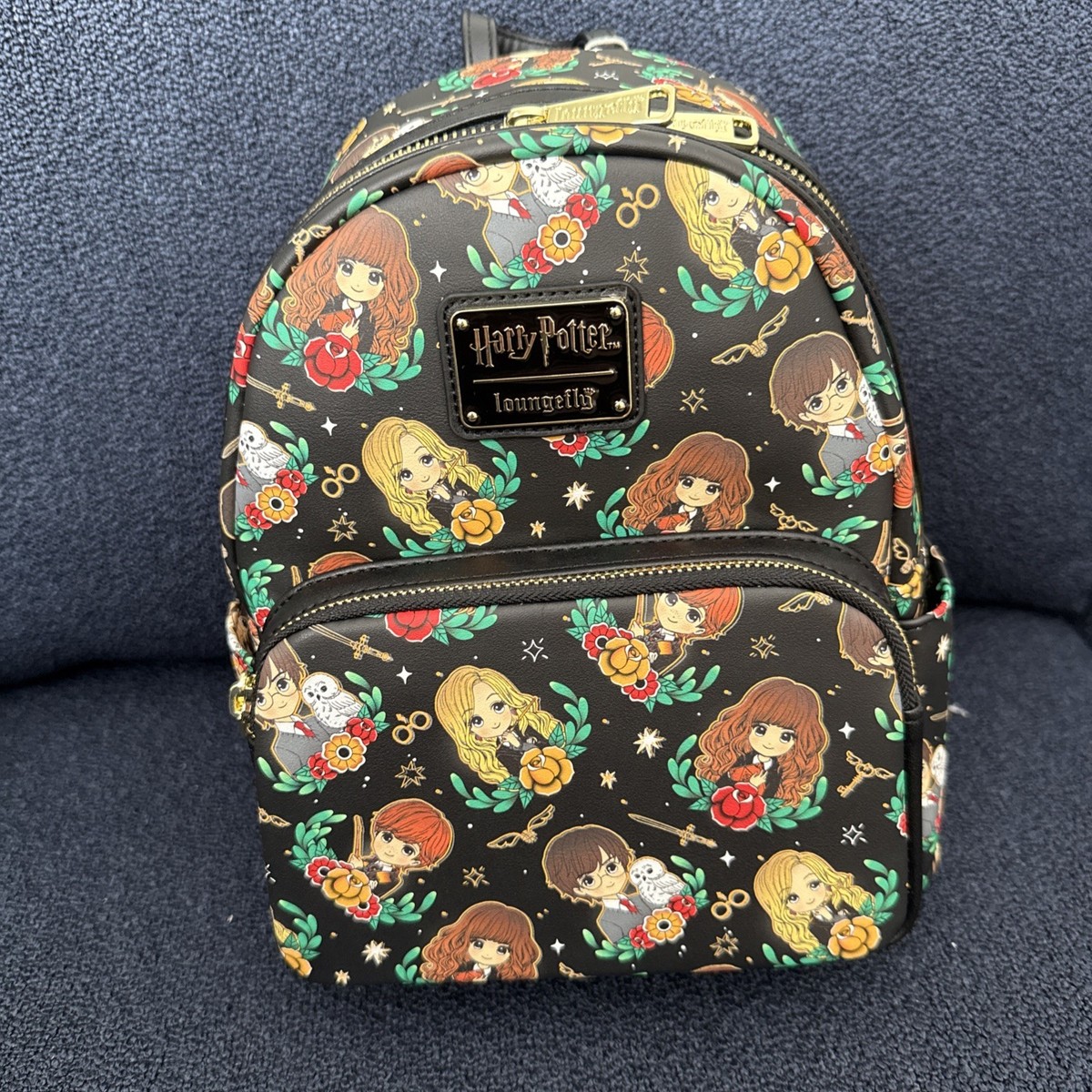 Loungefly Harry Potter Glow In The Dark Kawaii Mini Backpack  display picture 1