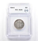 1924-S Standing Liberty Quarter AU53 ICG *6085