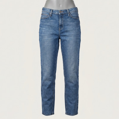 Originale Lee Jeans Damen Gr. 29/31 Blau Straight Fit Denim absoluter Klassiker