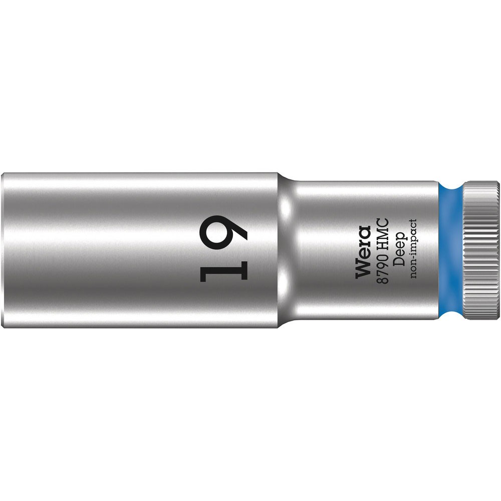 Wera 8790 HMC Deep Socket with 1/2"" Drive 19 x 83 mm