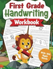 First Grade Handwriting Workbook With 100 Sight Words