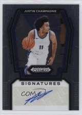 2024-25 Panini Prizm Draft Picks Signatures Justin Champagnie #S-JCM Auto 1n1t