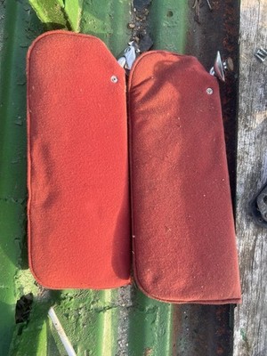 1978/1988 MONTE CARLO, EL CAMINO  VANITY SUN VISOR,  FOR A HARD TOP CAR, DK. RED