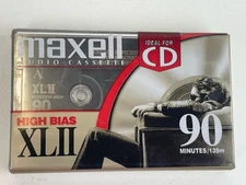 Maxell XLII 90 Audio Cassette Tape Sealed New
