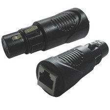 ProX XC-RJ45XF3 Cat 5/6 RJ45 to 3-Pin Female DMX Connector/Adapter