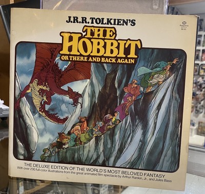 VTG 1978 The Hobbit Deluxe Illustrated Ed From Rank & Bass Animated Film *READ*