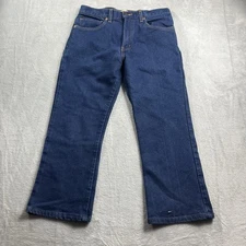 Levis Jeans Mens 30x24* Blue 517 Bootcut Denim Western Cowboy Rodeo Workwear