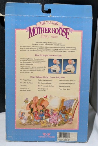 VINTAGE 1986 1st. Generation Mother Goose Worlds of Wonder 3 Books& Tapes READ - Imagen 5 de 20