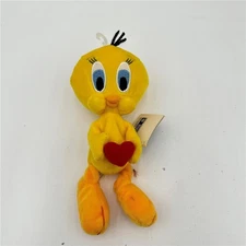 Vintage 1999 Warner Bros Looney Tunes Tweety Bird Bean Bag Plush 8" w/Tags