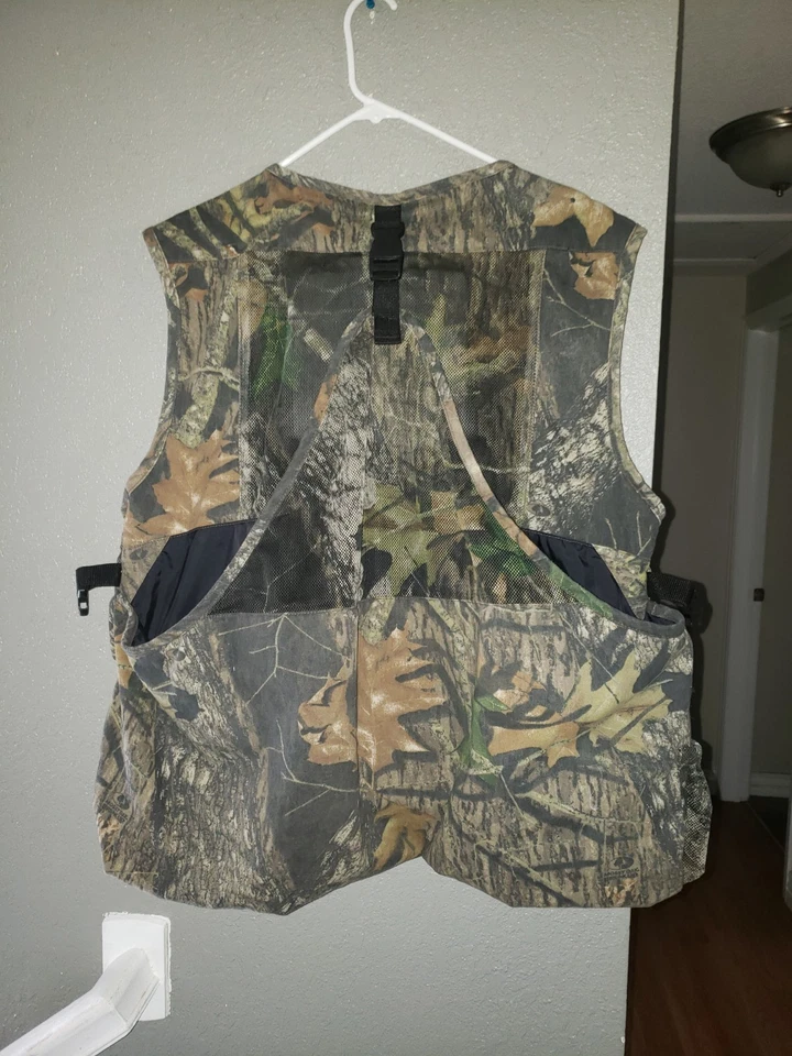 Mossy Oak Super Elite 3 Size M-L Turkey Hunting Vest Oak Camo Used - Image 3 of 4