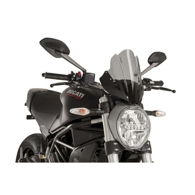 Puig SPORT WINDSCHILD FÜR DUCATI MONSTER 821 DARK 14-16 DUNKLER RAUCH