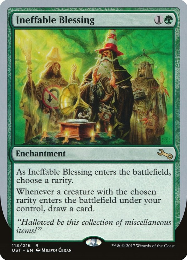 Ineffable Blessing (D) EN MTG Unstable - 113 NM