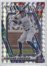2021 Panini Mosaic Will to Win Mosaic Prizm Carlos Correa #WTW10 0o6v