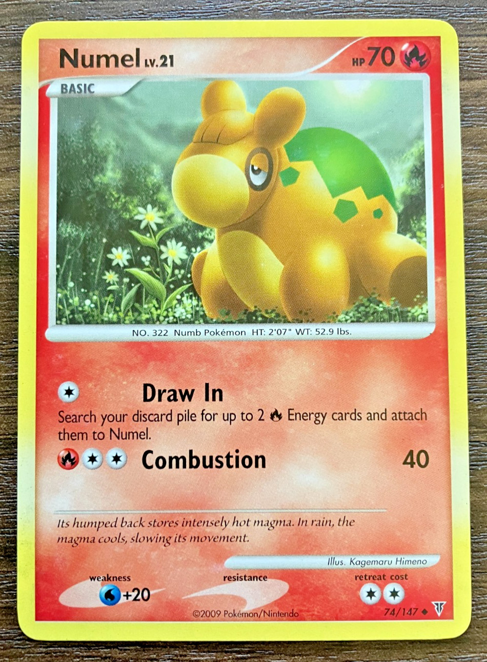 Numel LV. 21 74/147 - 2017 Pokemon Supreme Victors Uncommon Card