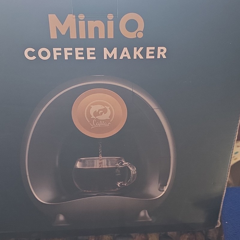 Cafillas Mini Q Capsule Coffee Maker Machine for Coffee, Black