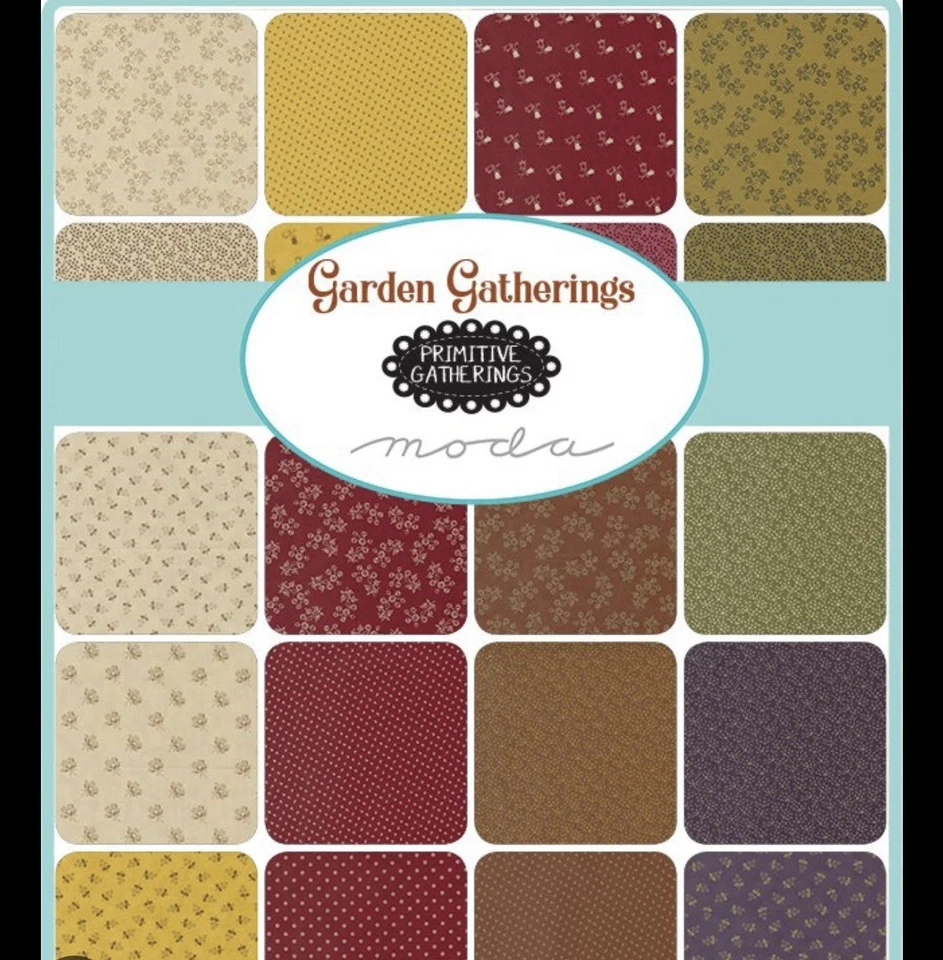 Garden Gatherings Mini Jelly Roll By Primitive Gatherings And Moda Fabrics - Image 2 of 4