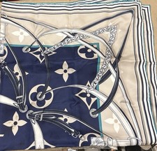 Louis Vuitton Monogram Silk 90 Square Scarf
