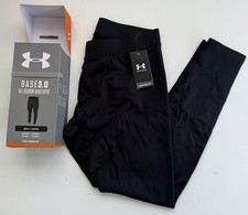 Under Armour All Season Men  s XL Base 3.0 Leggings Black Cold Gear New 70