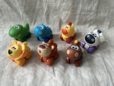 Lot of 7 Playskool Wheel Pals Animal Tracks  - Hasbro 2009 - Very Nice