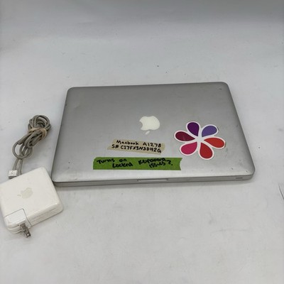 Apple MacBook Pro A1278 13'' Tested and Working Has Keyboard Issues READ