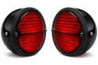 Rear Vintage Licence Light Set Black Body Red Lens Fits for Massey Ferguson