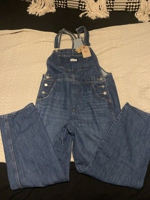 NWT Levi Strauss & Co. Overalls Women Size Medium Two Horse Brand Denim