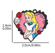 Lot cartoon princess charm Pendant DIY bracelet Necklace earring Jewelry Making